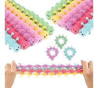 GHVACZS 15 pezzi Stretchy Caterpillar, Caterpillar Stretchy String Giocattoli colorati Stretchy Toy, giocattoli stretch per bambini e adulti autismo e trattamento ADHD