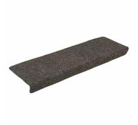 GHVBNMF 5 tappetini autoadesivi per gradini, 65 x 21 cm, colore antracite | Tappetini antiscivolo per gradini in tessuto non tessuto agugliato, colore antracite per un passo sicuro nelle scale
