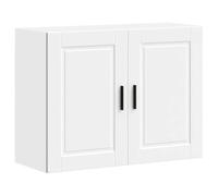 GHVBNMF Armadietto da cucina Porto, in legno, 80 x 31 x 60 cm, colore | Robusto scaffale da parete per piatti e pentole. Versatile in camera da letto, corridoio o soggiorno. Portata fino a 75 kg.