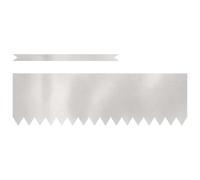 GHVBNMF Bordo per prato in acciaio inox, set da 50 pezzi, 100 x 30 cm | Aree strutturate da giardino e terrazzo: il listello in metallo flessibile separa prati, aiuole e marciapiedi esterni.