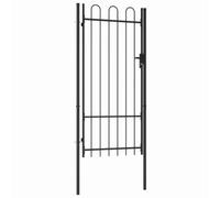 GHVBNMF Cancello da giardino Boxtel, porta singola, 100 x 200 cm | Robusta protezione per esterni e cortili, include blocco a bullone e tre chiavi per il montaggio.