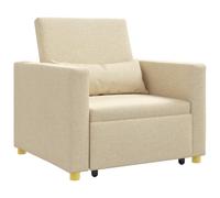 GHVBNMF Divano letto 3 in 1, poltrona singola con funzione letto, tessuto | Divano singolo versatile con ruote e cuscino, ideale per piccoli salotti, camere degli ospiti e appartamenti in affitto.