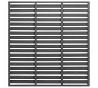 GHVBNMF Elemento per recinzione in WPC, 180 x 180 cm, grigio | Robusta protezione per giardino e terrazzo: offre protezione dal vento e trasmissione della luce grazie alla moderna