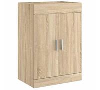 GHVBNMF Mobile sottolavabo in rovere Sonoma, 78,5 x 37,5 x 81 cm | Pratico mobiletto in legno per il bagno moderno. Sfrutta al meglio lo spazio sotto il lavandino.