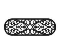 GHVBNMF Set di 10 tappetini per gradini, 25 x 75 cm, antiscivolo, in gomma | Con effetto ferro battuto, questi tappetini in gomma offrono una presa sicura sulle scale interne e esterne delle scale.