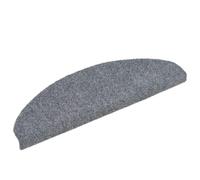GHVBNMF Set di 15 tappetini autoadesivi per gradini, 65 x 21 x 4 cm, grigio | Morbida protezione per scale: fonoassorbente, facile da pulire e antiscivolo, per salire le scale in modo sicuro.