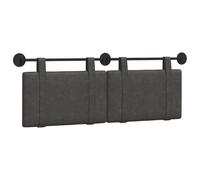 GHVBNMF Set di 2 testiere sospese, in pelle PU, imbottite da parete, 150 x | Cuscino da parete imbottito per camera da letto con elegante superficie in ecopelle e robusto gancio per appenderlo.