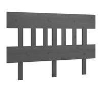 GHVBNMF Testiera per letto grigio, 153,5 x 3 x 81 cm, in legno massiccio di | Schienale rustico in fine legno di pino per la camera da letto, serve come comodo supporto durante la lettura.