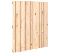 GHVBNMF Testiera per montaggio a parete, 95,5 x 3 x 110 cm, in legno di | Testiera rustica da parete in pino non trattato per camera da letto. Fornisce un comodo supporto per leggere e guardare la TV