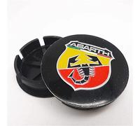 GHXSport 4 Pezzi Coprimozzi, per Fiat Abarth 50mm coprimozzi di Ricambio per Cerchi a Prova di Polvere Mozzi Coprimozzi Accessori