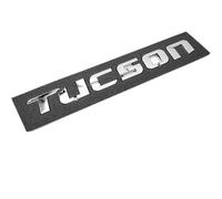 GHYRGBEE Emblema dell'auto per Hyundai Tucson, Emblema del Distintivo Logo Lettere Cofano Laterale dell'auto Bagagliaio Esterno Griglia,B