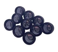 GHZHANG 10pcs mini prisma con alloggio in metallo per la stazione totale prisma ottico Silver Coated prisma