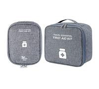 Ghzste 2 borse per medicinali, grande capacità, impermeabile, per uso medico, per il primo soccorso, per viaggi, attività all'aria aperta