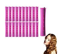 Ghzste 20 PZ Capelli Perm Tins Set Perm Rollers Set 5 Dimensioni Tile Aste d'onda Fredda Strumenti di Curling DIY Acconciature Curling Rods per la Casa o il Soggiorno Stile Lungo e Pantaloncini