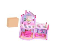 Ghzste Accessori per Bambole Casa da Sogno, Giocattoli per Ragazze, Kit per Casa delle Bambole in ABS con Accessori per la, Set da Gioco con (982)