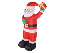 Ghzste Babbo Natale Gonfiabile con Luci a LED, Decorazione da Giardino