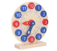 Ghzste Big Time Student Clock Istruzione Orologio Orologio Educativo Time Attività Set 12 ore di lezioni Dimostrazione Orologio Sviluppa tempo e abilità matematiche precoci per la scuola