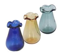 Ghzste Dollhouse, vaso di vetro dolce in miniatura, decorazione per giardino di nozze, regalo per bambini (b)