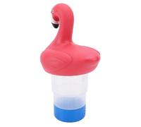 Ghzste Flamingo - Mini dispenser galleggiante Cl2, trasparente, con prese d'aria personalizzabili, per piscine fuori terra e interrate