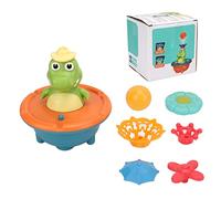 Ghzste Giocattoli da Bagno per Bambini, Bambino-innaffiando per Bambini Arprimler Giocattolo da Bagno Algatore alimentato a Batteria con Padiglione Musicale Luce LED
