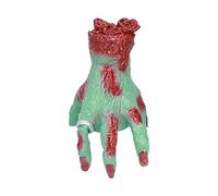 Ghzste Hand Fantasma Spaventoso Mano Arrampicata Pelle Zombie con Suono Spaventoso, Accessorio di Decorazione di Halloween per Il Pallone Costume (Verde)