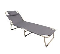 Ghzste Letto da campeggio portatile a 3 posti, con cuscino, letto da campeggio da viaggio, grande dimensione per le emergenze all'aperto