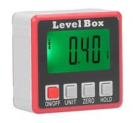 Ghzste Mini misuratore digitale a 360 gradi, con display LCD e retroilluminazione automatica, per misurare tetti inclinati, installazione di scaffali e piastrelle di livellamento