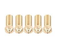 Ghzste Set di ugelli in ottone, 0,8 mm, tecnologia di rotazione CNC, temperatura costante, ricambio per ugello Hotend QIDI Tech X Plus 3 con vestibilità senza cuciture