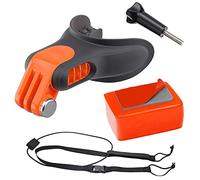 Ghzste Surf Immersione Fotografia Accessori Surf Morso Bocchino per Surf Snorkeling Nuoto Surf Artefatto Compatibile per Eroi 9/8/7/6/5/4/3/3/2/1 (nero)