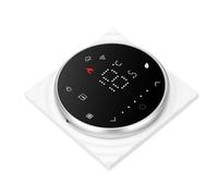 Ghzste Termostato Domestico Digitale Smart WiFi, Display LED, Programmabile per Scatola a Muro, Risparmio Energetico con Design Sottile (Bianca)