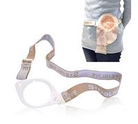 GHzzY Cintura per stomia per Uomo e Donna - Cintura per colostomia Regolabile per Sacca per stomia Fissa - Lunghezza della Cintura 1m, Diametro del Foro 70mm