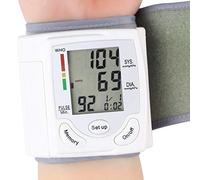 GHzzY Sfigmomanometro Digitale da Polso con Ampio Display LCD Digitale - Misuratore Automatico della Pressione arteriosa con rilevamento della frequenza cardiaca