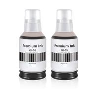 GI-55 Nero Inchiostro Compatibile con Canon GI-55 PGBK Serbatoio Inchiostro Pigmentato Compatibile con Stampanti MAXIFY GX1050 GX2050, 135ML
