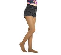 Gi&Gi Collant da ballo per bambine BIMBA, 50 denari opachi .indicati anche per le lezioni di danza e collore bianche rosso marrone...2202 (IT, Età, 6 anni, 8 anni, Regular, BEIGE)