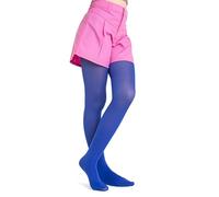 Gi&Gi Collant da ballo per bambine BIMBA, 50 denari opachi .indicati anche per le lezioni di danza e collore bianche rosso marrone...2202 (IT, Età, 4 anni, 6 anni, Regular, BLU)