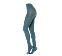 Gi&Gi Collant da donna colorati coprente 50 denari con morbida microfibra, fascia in vita comfort e tassello in cotone (IT, Testo, S, M, Regular, Regular, BLU PAVONE)