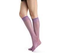 Gi&Gi Gambaletti Velati 6 PAIA con Bordi Comfort,Calze Lunghe 20 Denari multicolori n.2195 (IT, Testo, Taglia unica, Regular, Regular, LILLA 6 PAIA)