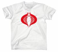GI Joe Cobra Commander Cult T-Shirt G.I. Serpente Kobra Logo Fanshirt Fan
