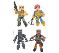 GI Joe Minimates Serie 1 Set Di Scatole | Snake Eyes, Scarlett, Duke, Roadblock