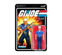 GI Joe Navy Serviceman con baffi Figura ReAction da 3,75 pollici altamente colle