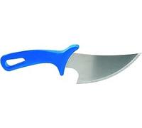 COLTELLO TAGLIAPIZZA IN ACCIAIO CON MANICO PLASTIFICATO GIMETAL TAGLIA PIZZA