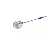 GI.METAL GIMETAL Palettino pizza inox ø 20 cm forato manico azzurro - acciaio I20F