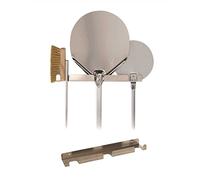 Gi-Metal - Supporto a parete per 3 pale per pizze