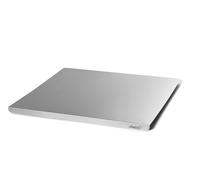 Gi.Metal Tagliere Spianatoia per impastare in Acciaio Inox con Tappetino antiscivolo - Tagliere da Cucina e Piano Lavoro Cucina multiuso (49x47cm, piega 2cm)