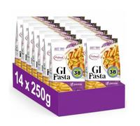 GI Pasta Penne per diabetici | Adatto a una dieta povera di carboidrati | Pasta ricca di proteine | Indice glicemico 38 (confezione da 14)