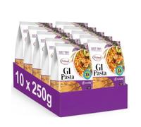 GI Pasta Tagliatelle per diabetici | Adatto a una dieta povera di carboidrati | Pasta ricca di proteine | Indice glicemico 38 (confezione da 10)