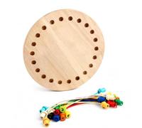 Gi Puzzle in Legno, Educativo Manuale, legno gomma, 18 cm | Componenti elastici, Attività puzzle educativa, Rimozione delle corde, Per esercizi infantili