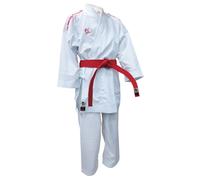 Gi Red Suit Uniform WKF Approvato Karate1 Premier Kids Kata Snapping Effect