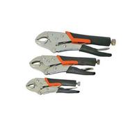 GI4502 Silverline Auto-Chiusura Soft-Grip Pinza Set 3pce 3pce