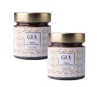 GiÀ Crema alla Nocciola spalmabile al Latte, pack 2 x 230g - Nocciole Italiane varietà “Tonda di Giffoni”, Senza Olio di Palma, Spalmabile Gourmet, Ideale per Merenda, Dolci